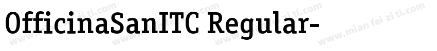 OfficinaSanITC Regular字体转换